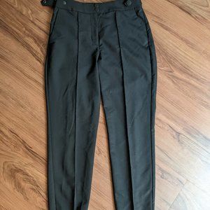 Tailored black slacks